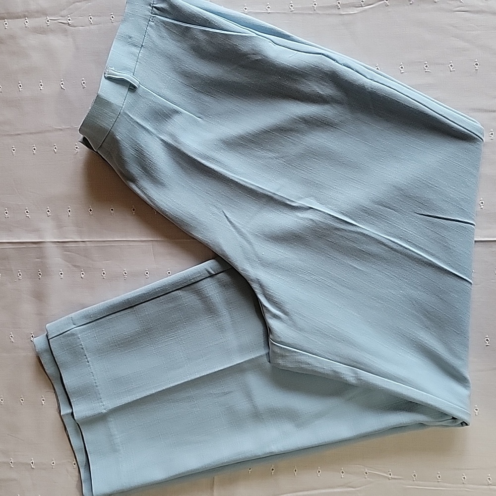 Women's Appleseed's Petites Trousers, Sky Blue, Size‎ 14P, NWT